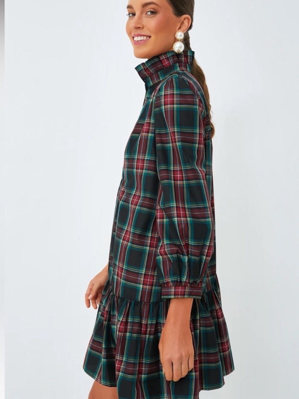 Tuckernuck The Highland Tartan Palmerston Dress Size S - Picture 2 of 16